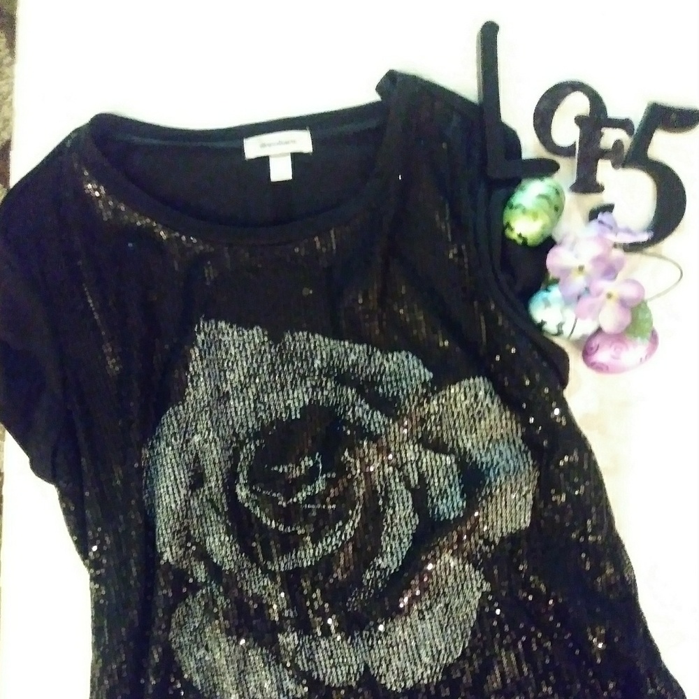 Dress Barn Embellished Shirt